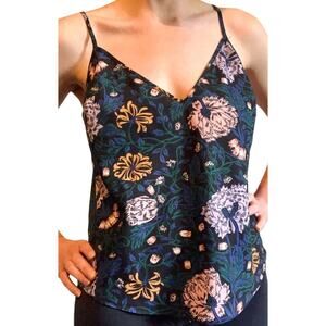 Veronica Beard Floral Silk Tank